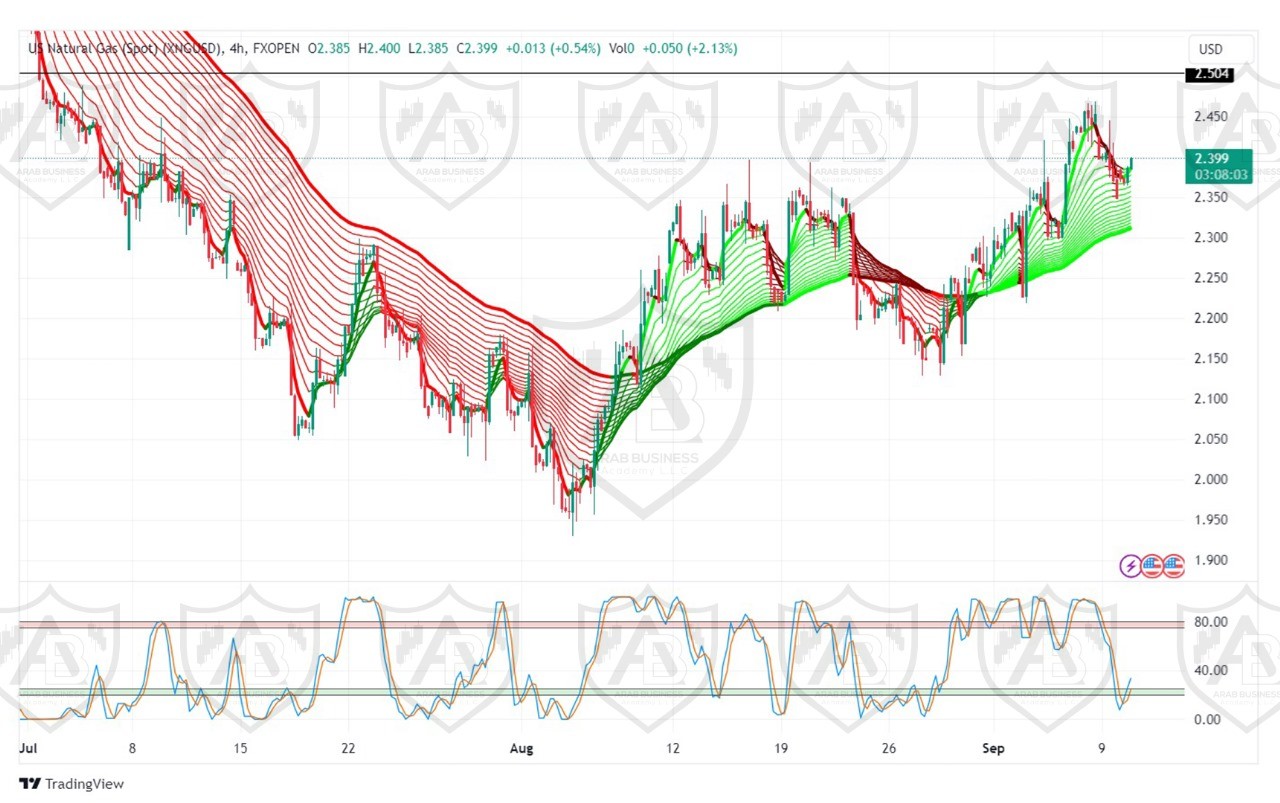 تحليل الغاز الطبيعي ليوم الثلاثاء 10-9-2024