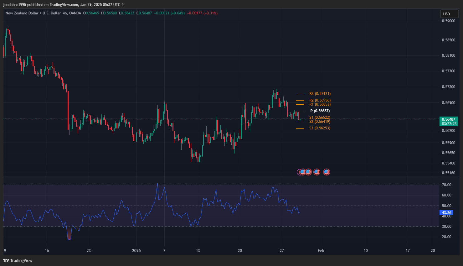 تحليل NZDUSD دولار ليوم الاربعاء 29-1-2025