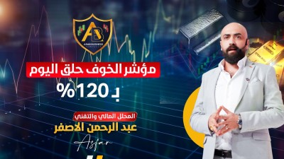 مؤشر الخوف حلق اليوم بـ 120%