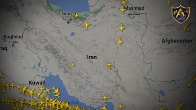 اضطراب حركة الطيران العالمية عقب الهجوم الإسرائيلي على إيران